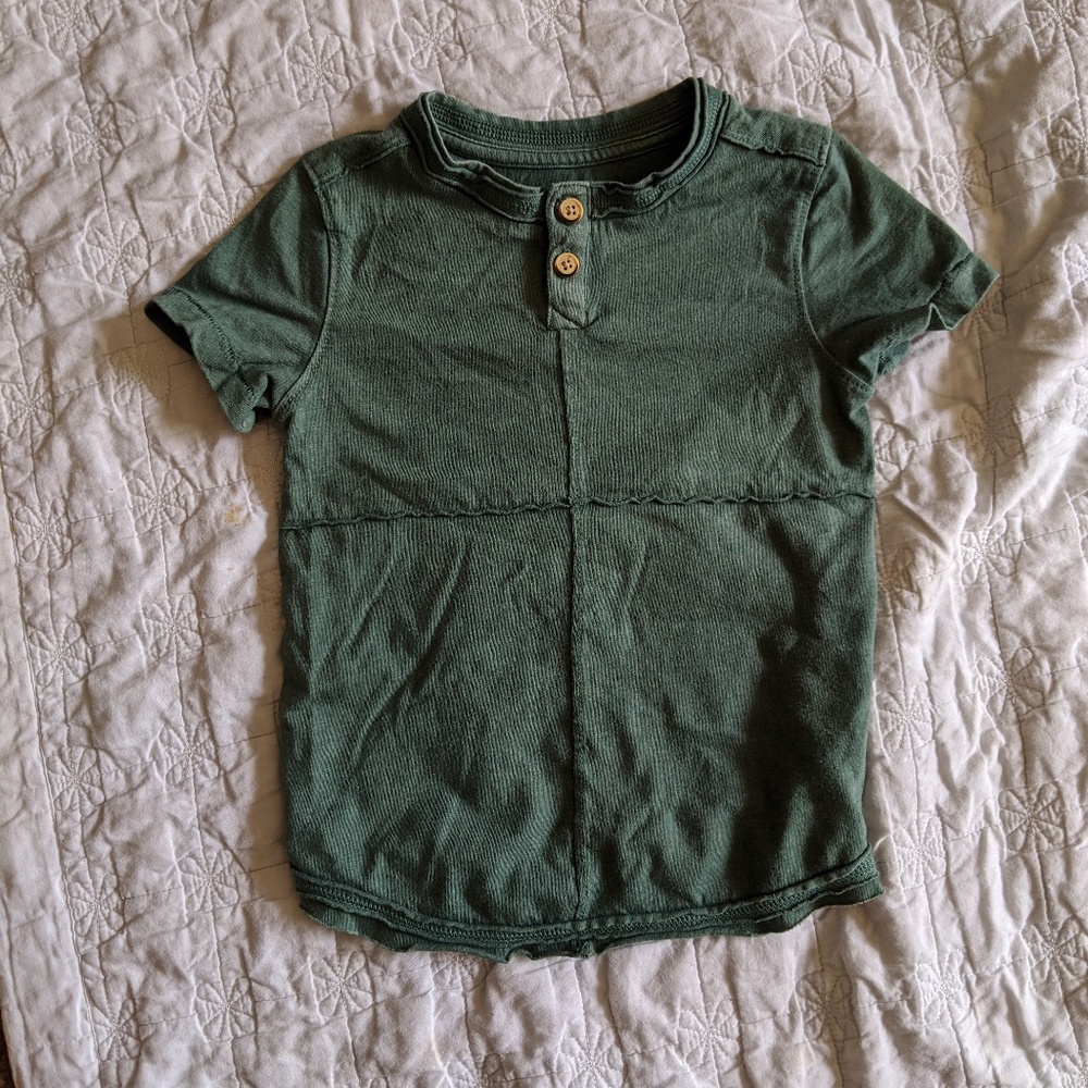 Green Genuine Kids Top 2T